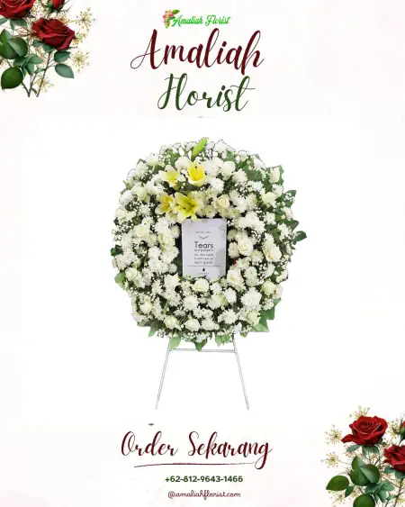 Krans Bunga Duka Cangkring